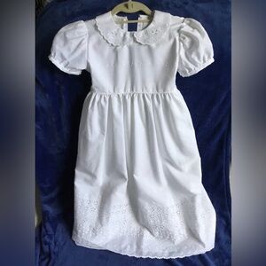 Girls white dress